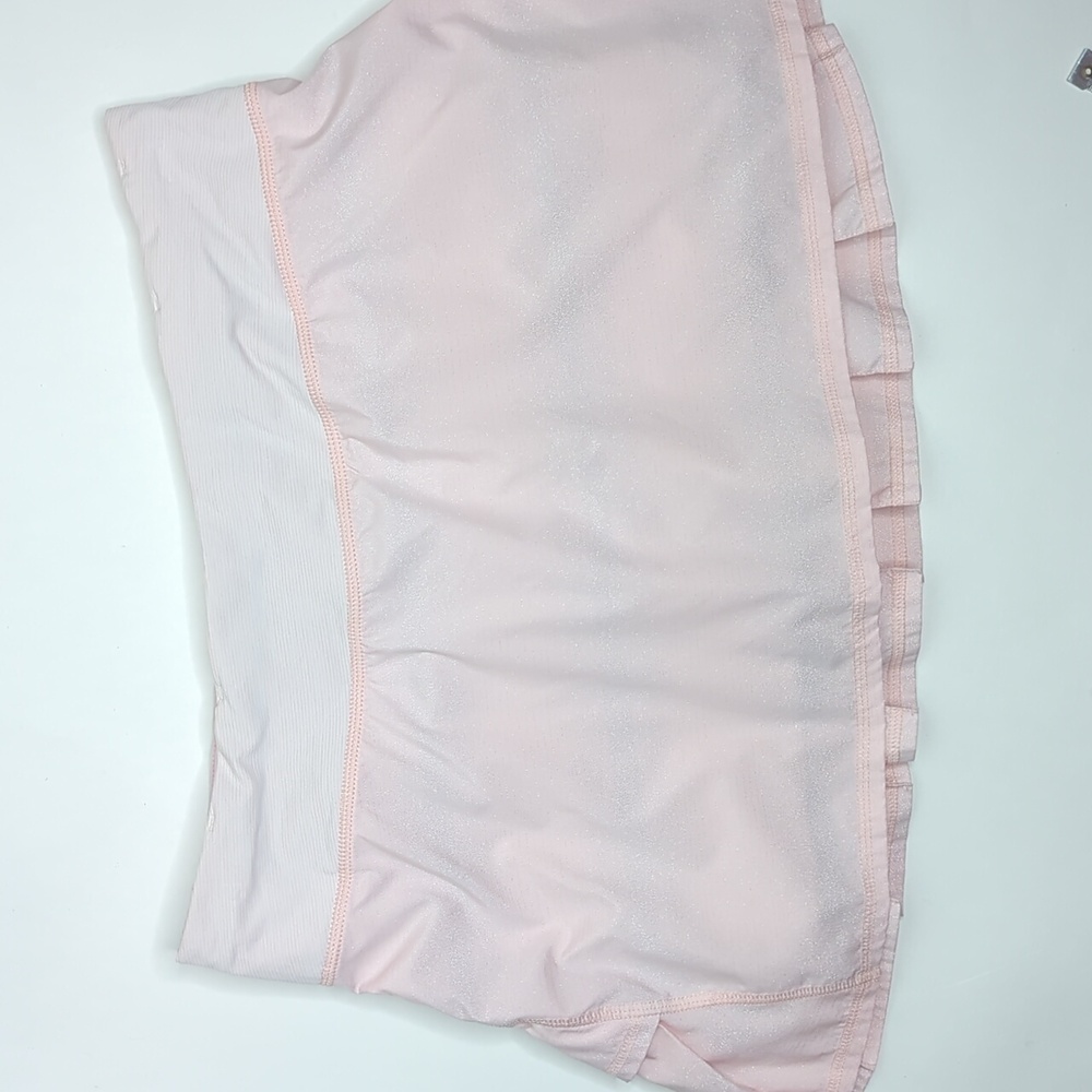 Lululemon Pace Setter Run Skirt Regular In Shimmer Blush Quartz Pink